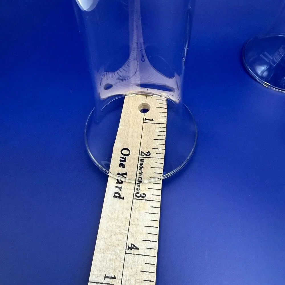 Crown Corning Horizon Bud Vase Set 8" & 10" Vintage Australian Crystal Glass-Box - Picture 13 of 13